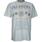 Vintage - Oklahoma The Sooner State T-Shirt 1990s Large