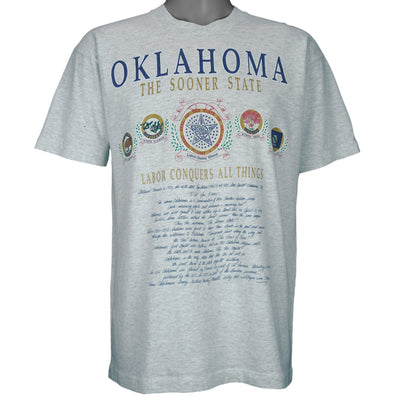 Vintage - Oklahoma The Sooner State T-Shirt 1990s Large