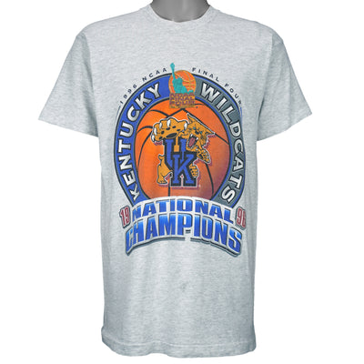 NCAA - Kentucky Wildcats Basketball National Champions T-Shirt 1996 Large