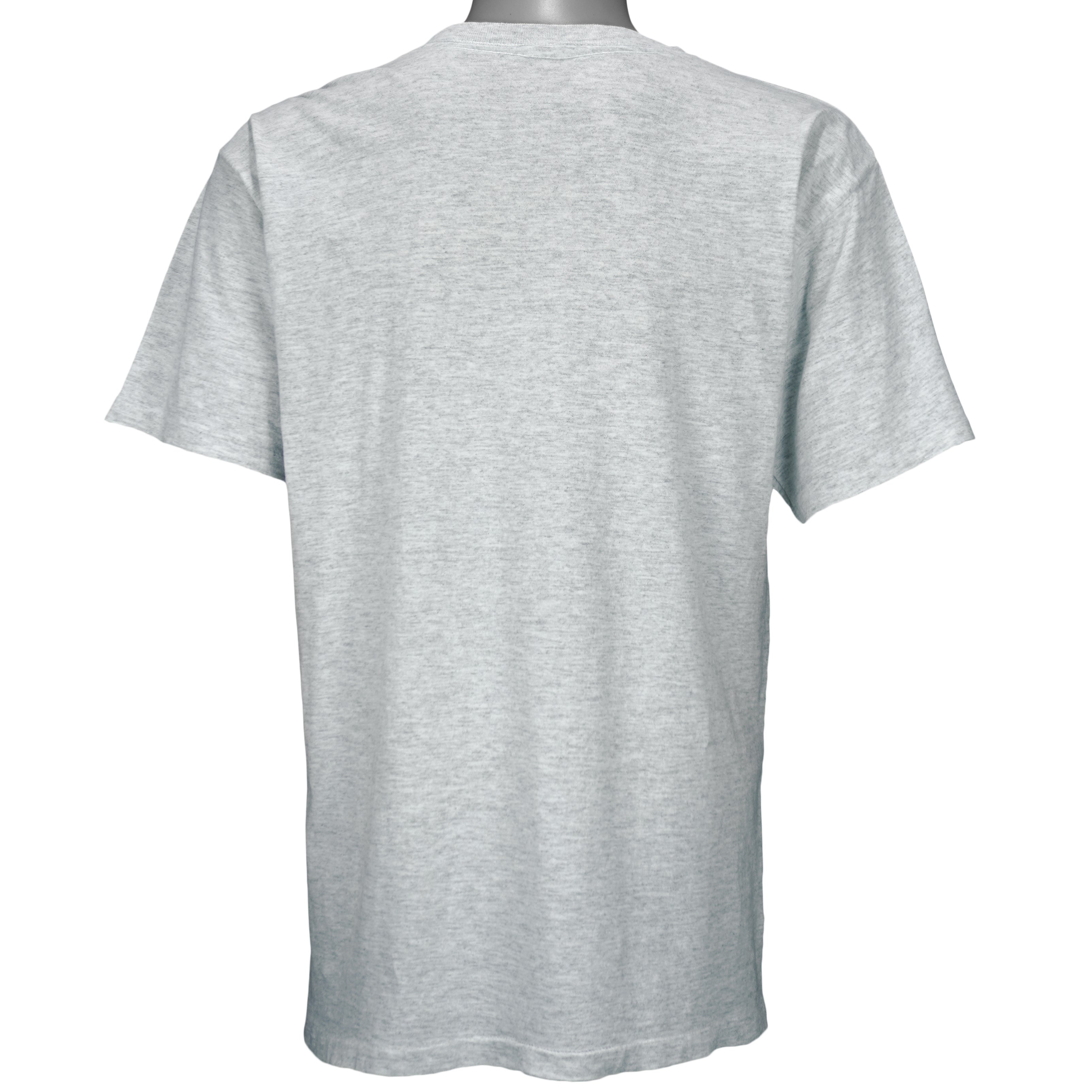 1993 vintage NFL Dallas Cowboys Super Bowl XXVII Champions T-Shirt. Grey in color with spell-out "How 'Bout them Cowboys" and helmet printed on front, fits Large in size and in excellent condition.