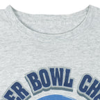 1993 vintage NFL Dallas Cowboys Super Bowl XXVII Champions T-Shirt. Grey in color with spell-out "How 'Bout them Cowboys" and helmet printed on front, fits Large in size and in excellent condition.