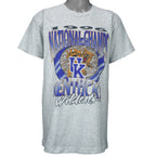 1996 vintage NCAA Kentucky Wildcats National Champions T-Shirt. Grey in color, Large in size and is in excellent condition.