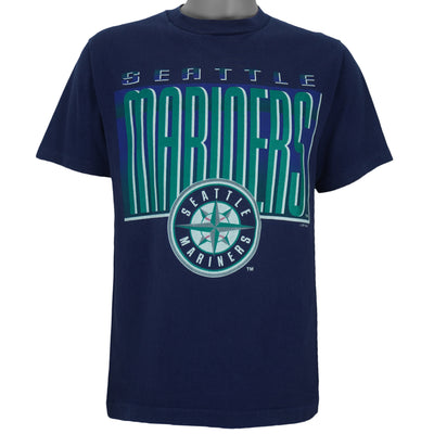 MLB (Competitor) - Seattle Mariners Spell-Out T-Shirt 1993 Medium