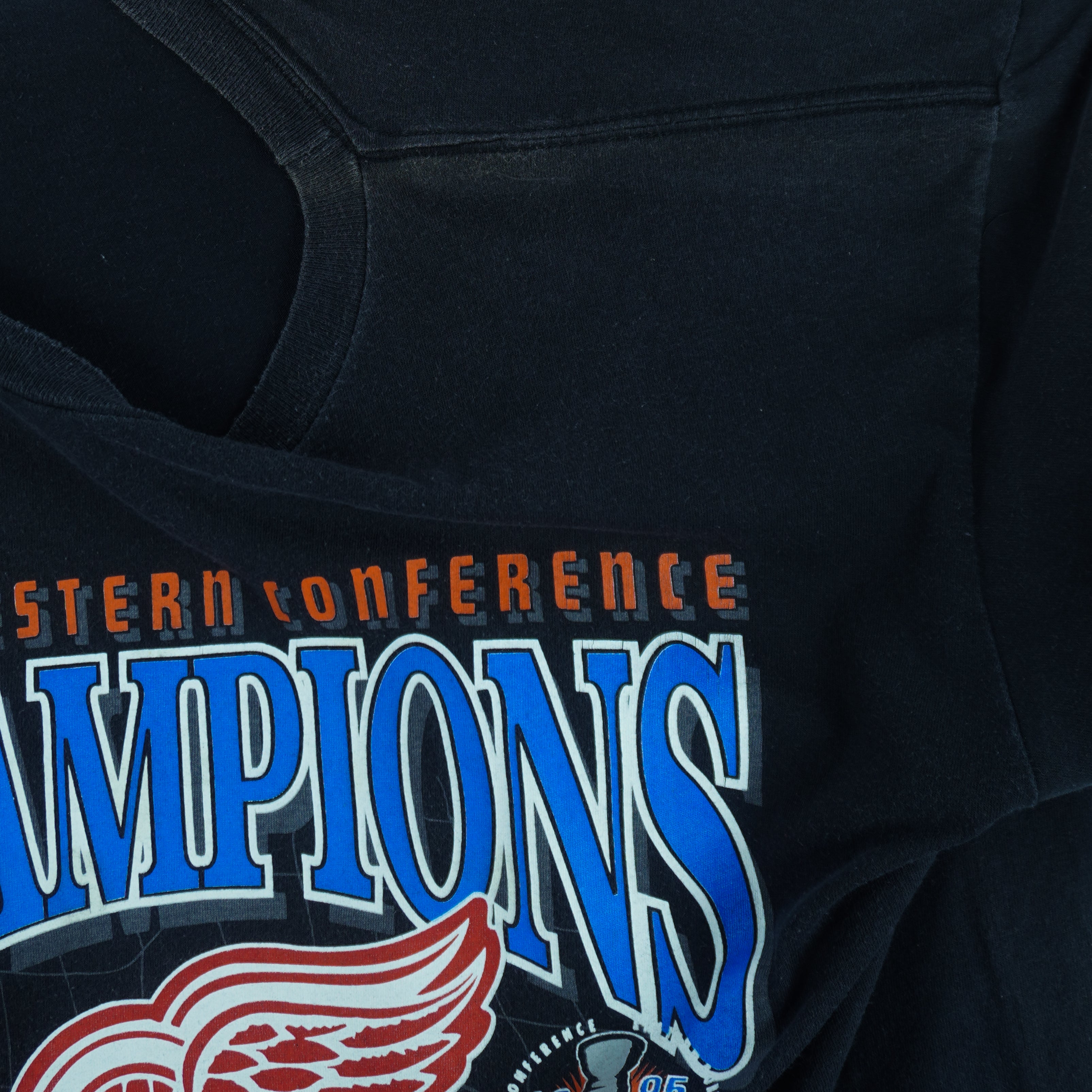 NHL (True-Fan) - Detroit Red Wings Western Champions T-Shirt 1995 X-Large