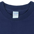 2001 vintage Tools of the Trade Hockey T-Shirt by Gildan. Blue in color with small image on front and large printed art on back by Jim Baldwin, fits X-Large in size and is in excellent condition.