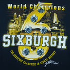 NFL (Fanatics Only) - Pittsburgh Steelers Sixburgh World Champs T-Shirt 2009 Medium
