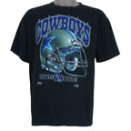 NFL (Salem) - Dallas Cowboys Helmet Single Stitch T-Shirt 1992 Large vintage retro football