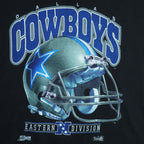 NFL (Salem) - Dallas Cowboys Helmet Single Stitch T-Shirt 1992 Large vintage retro football