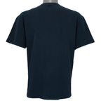 1991 vintage MLB Minnesota Twins spell-out T-Shirt by Bulletin Athletic. Blue in color with grunge lettering and baseball print on front, Medium in size and is in excellent condition.
