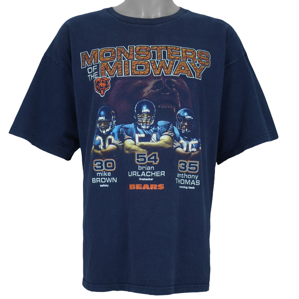 chicago bears monsters of the midway t shirt Vintage NFL (Lee)