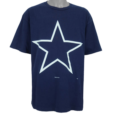 NFL (Logo 7) - Dallas Cowboys Big Logo T-Shirt 1995 XX-Large