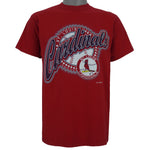 MLB (Logo 7) - St. Louis Cardinals Spell-Out T-Shirt 1996 Medium