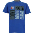 MLB (Nutmeg) - Chicago Cubs Win Single Stitch T-Shirt 1989 Medium Vintage Retro Baseball