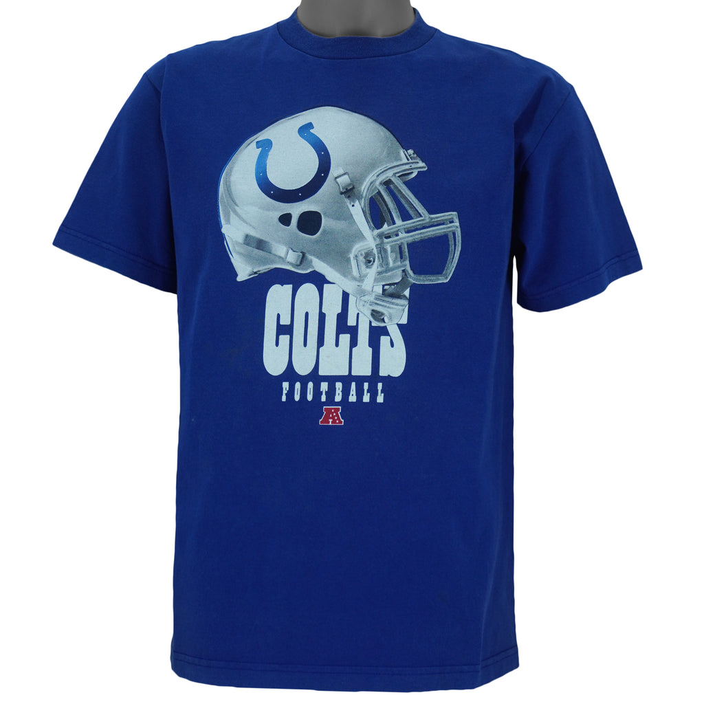 NFL - Indianapolis Colts Spell-Out T-Shirt 2000s Medium vintage retro football