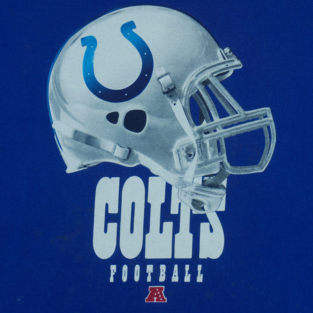 NFL - Indianapolis Colts Spell-Out T-Shirt 2000s Medium vintage retro football