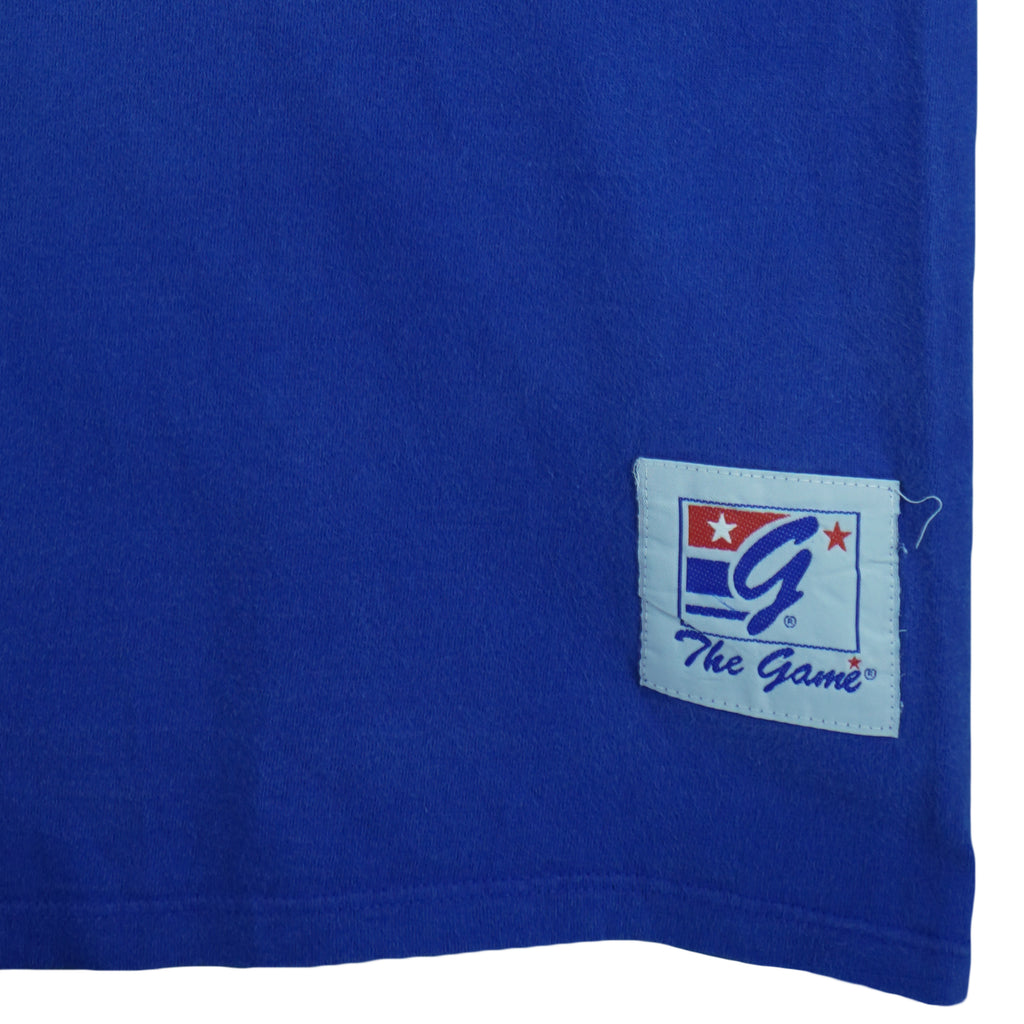 MLB (The Game) -  Chicago Cubs Embroidered T-Shirt 1990s X-Large Vintage Retro Baseball
