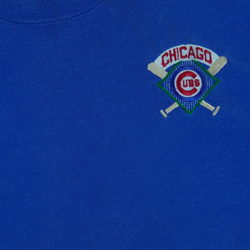 MLB (The Game) - Chicago Cubs Embroidered T-Shirt 1990s X-Large