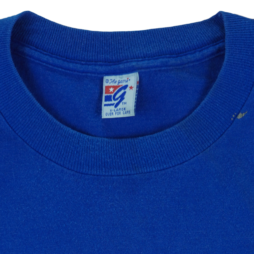 MLB (The Game) - Chicago Cubs Embroidered T-Shirt 1990s X-Large