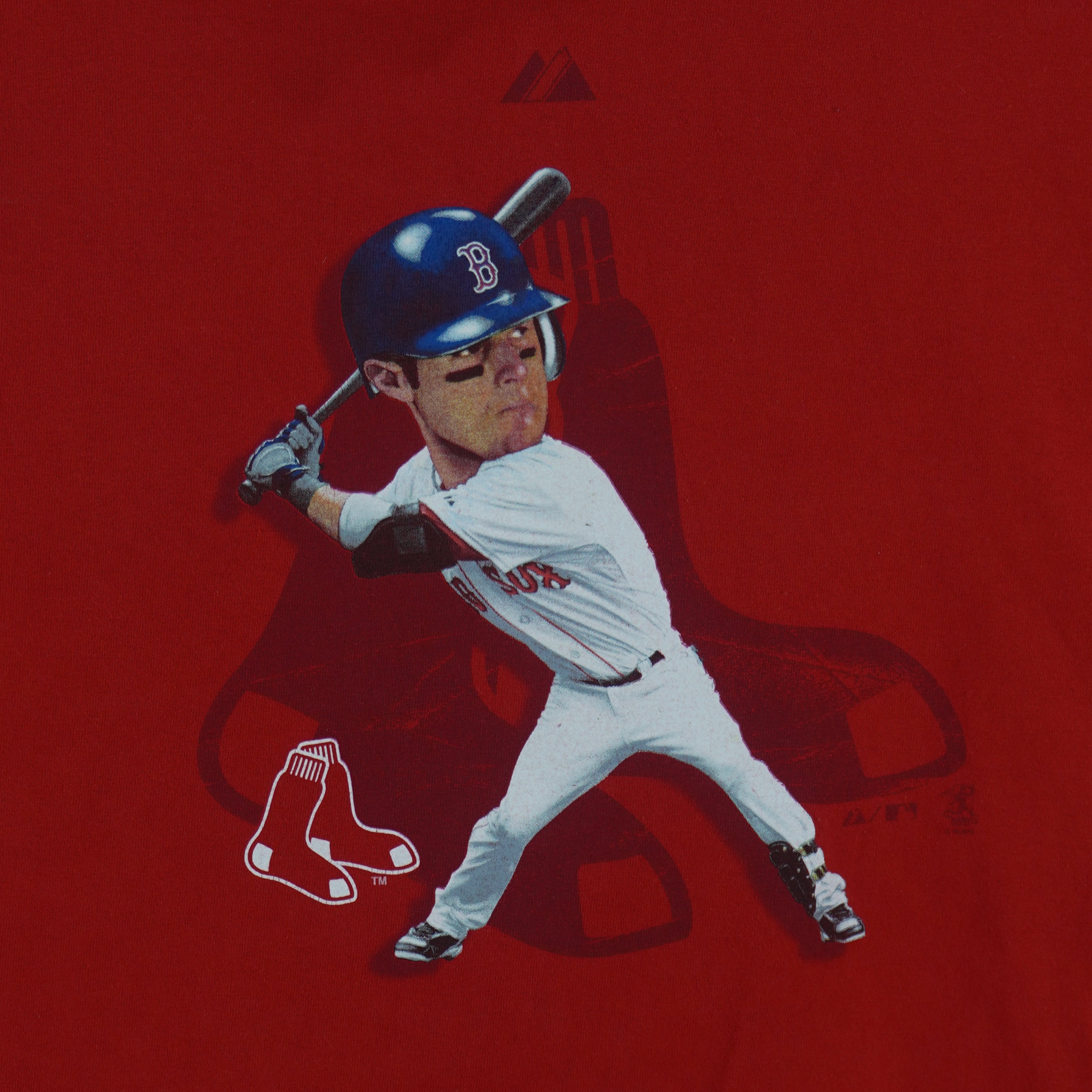 MLB (Hanes) - Boston Red Sox Caricature T-Shirt 1990s Medium