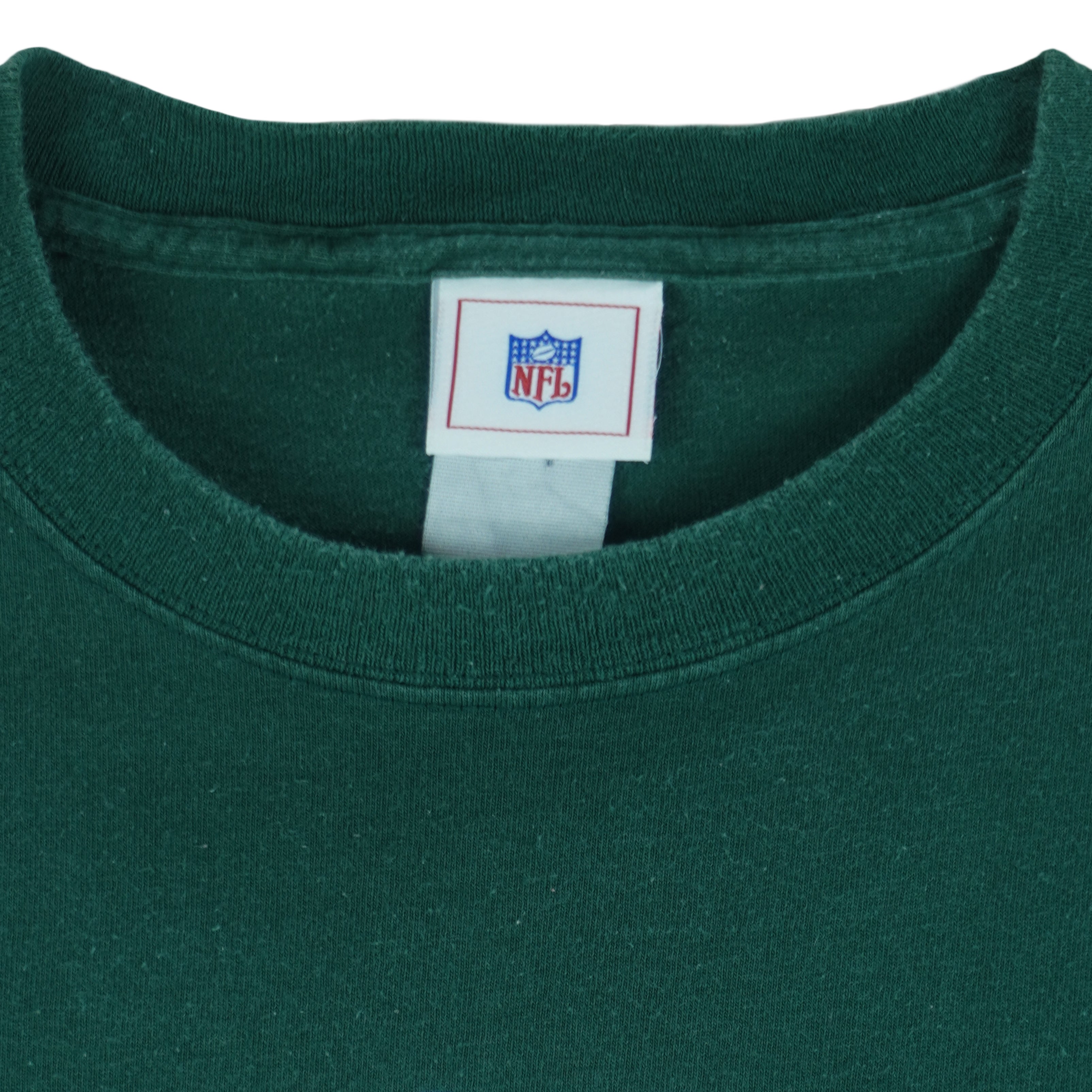NFL - New York Jets Big Logo & Helmet T-Shirt 2000s XX-Large vintage retro football