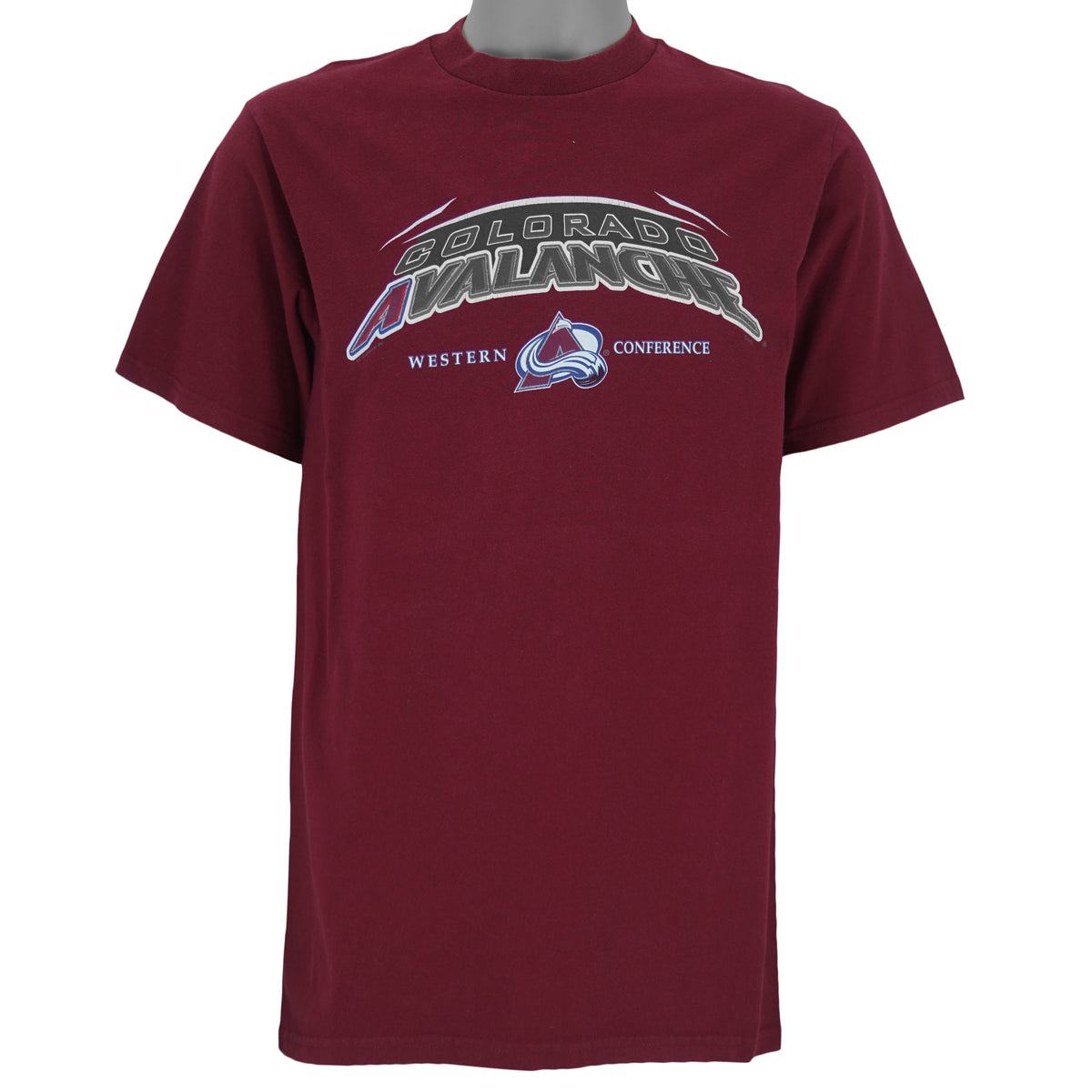 NHL (Lee) - Colorado Avalanche Spell-Out T-Shirt 1990s Medium vintage retro hockey