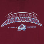 NHL (Lee) - Colorado Avalanche Spell-Out T-Shirt 1990s Medium vintage retro hockey