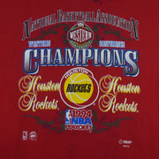 NBA (Competitor) - Houston Rockets Western Conference Champions T-Shirt 1994 X-Large