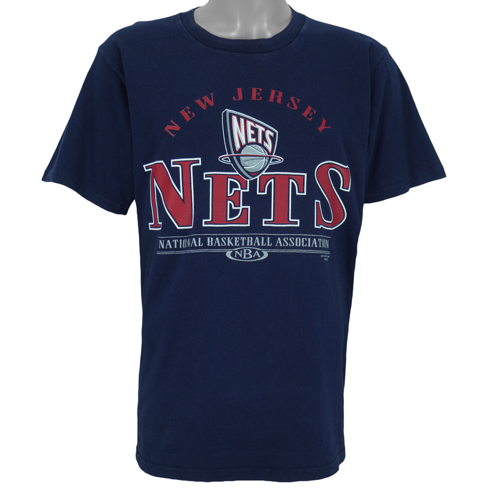 NBA (Lee) - New Jersey Nets Single Stitch T-Shirt 1990s Medium vintage retro basketball