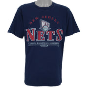 NBA (Lee) - New Jersey Nets Single Stitch T-Shirt 1990s Medium vintage retro basketball
