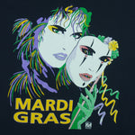 Vintage (Best) - Mardi Gras Mask Magic T-Shirt 1990 Large