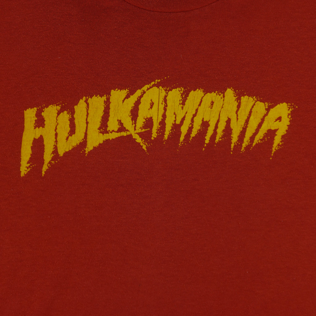 Vintage (Be Sportswear) - Hulkamania Hulk Hogan WWF Single Stitch T-Shirt 1990s Medium