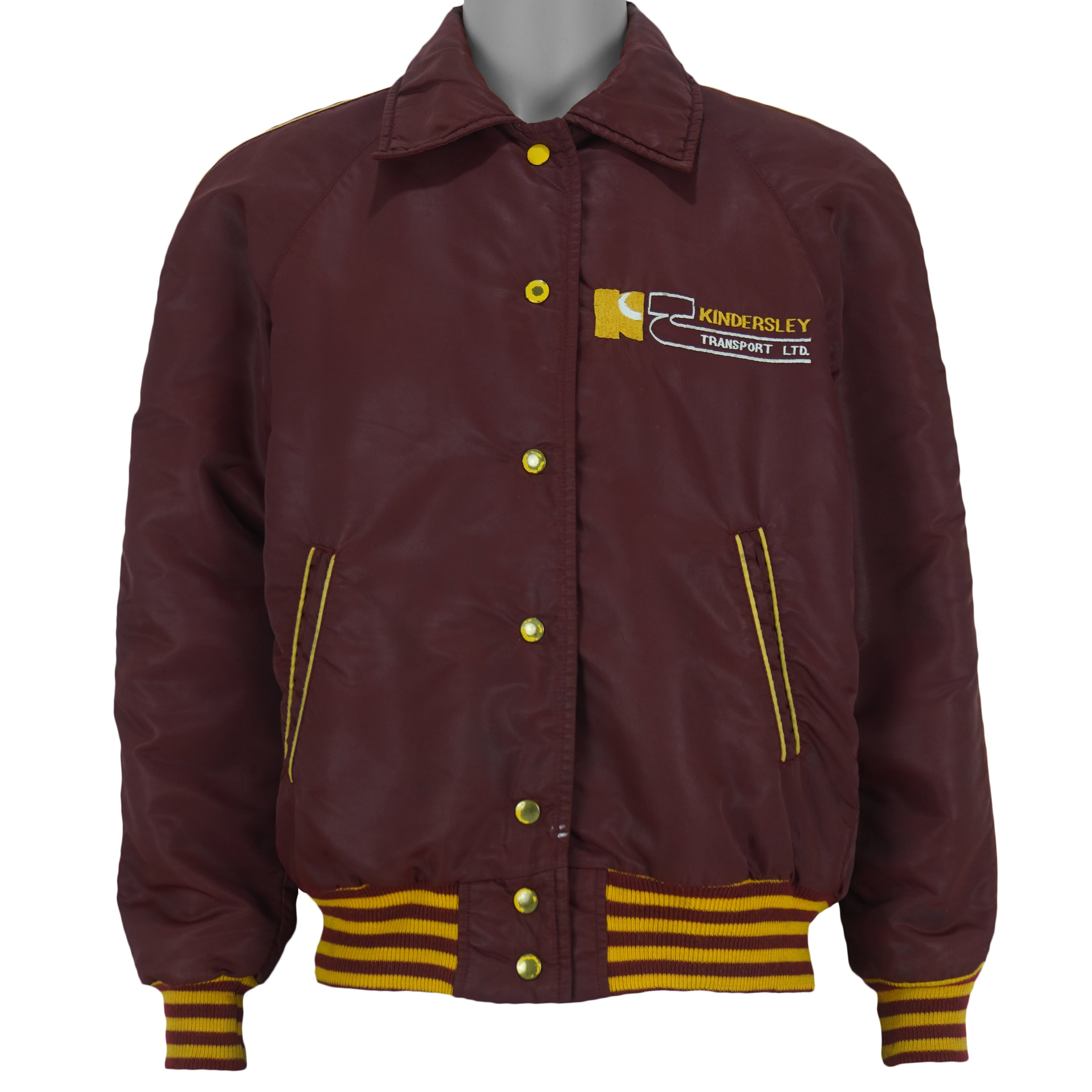 Vintage - Kindersley Transport Ltd. Satin Jacket 1990s Medium vintage retro