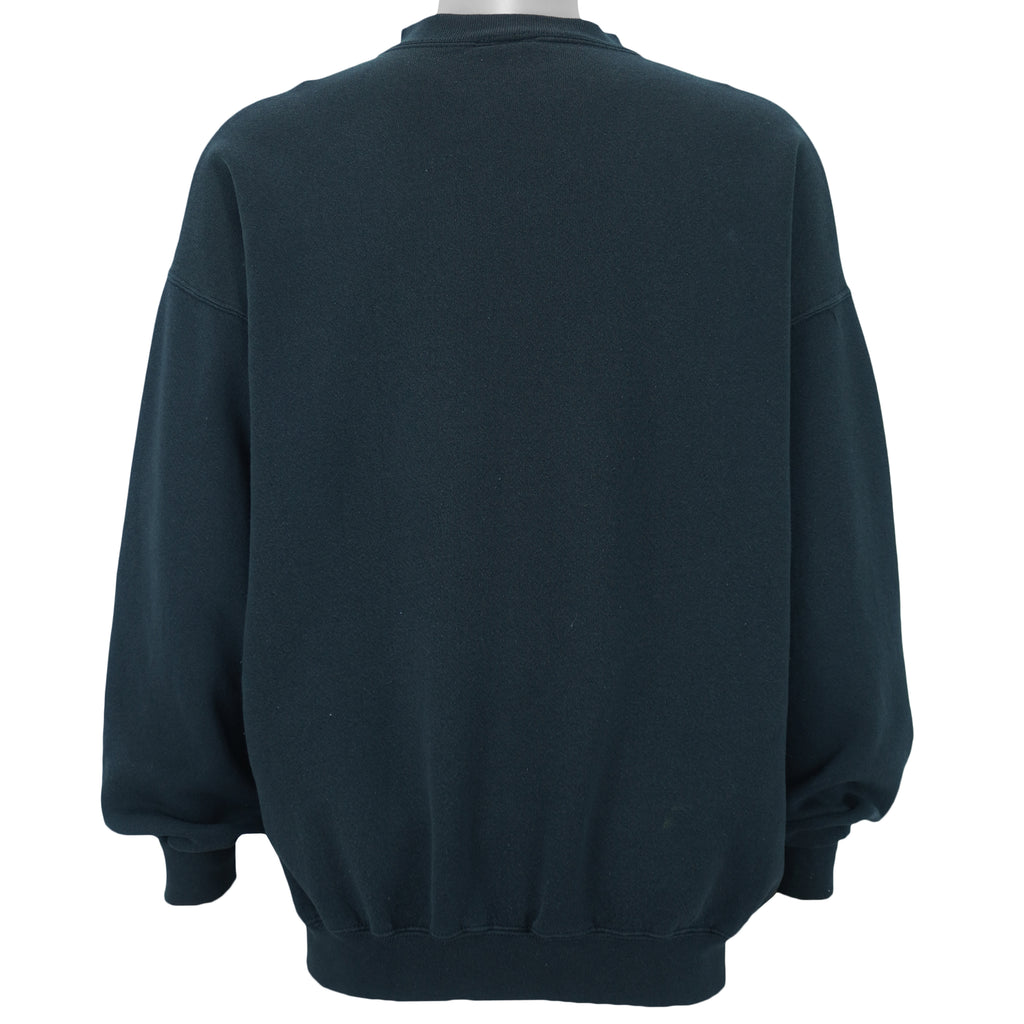 NFL (Majestic) - Philadelphia Eagles Embroidered Crew Neck Sweatshirt 1990s XX-Large vintage retro football