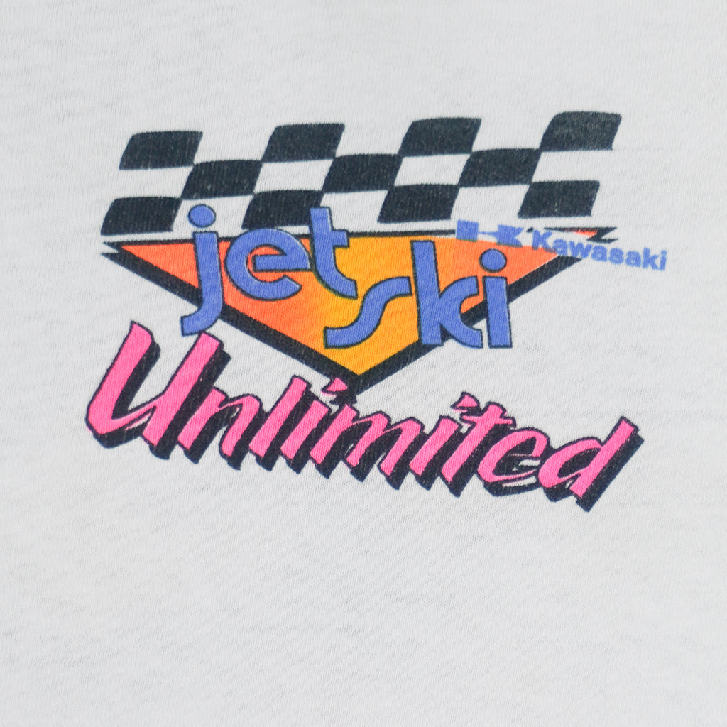 Vintage (Anvil) - Kawasaki Jet Ski Unlimited T-Shirt 1990s Large