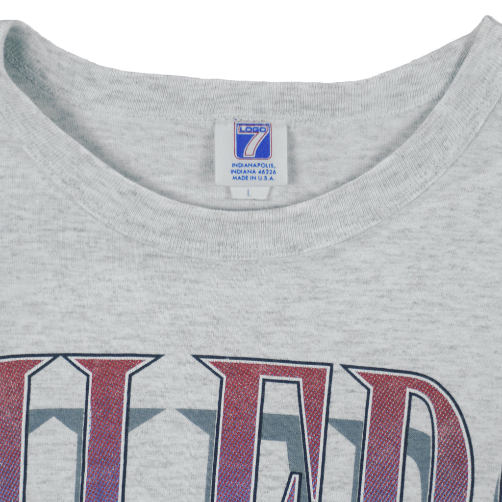 NFL (Logo 7) - Houston Oilers AFC Champions T-Shirt 1993 Large