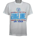 Vintage - George Jones On Tour Country Music T-Shirt 1980s Medium vintage retro