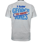 Vintage - George Jones On Tour Country Music T-Shirt 1980s Medium vintage retro
