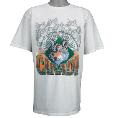 Vintage (Trench) - Canada True Northern Wilderness T-Shirt 1990s X-Large