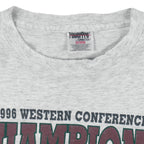 NBA (Oneita) - Seattle Supersonics Conference Champs T-Shirt 1996 X-Large vintage retro basketball
