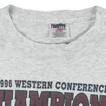 NBA (Oneita) - Seattle Supersonics Conference Champs T-Shirt 1996 X-Large vintage retro basketball