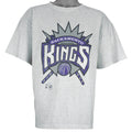 NBA (Salem) - Sacramento Kings Big Logo T-Shirt 1990s Large vintage retro basketball