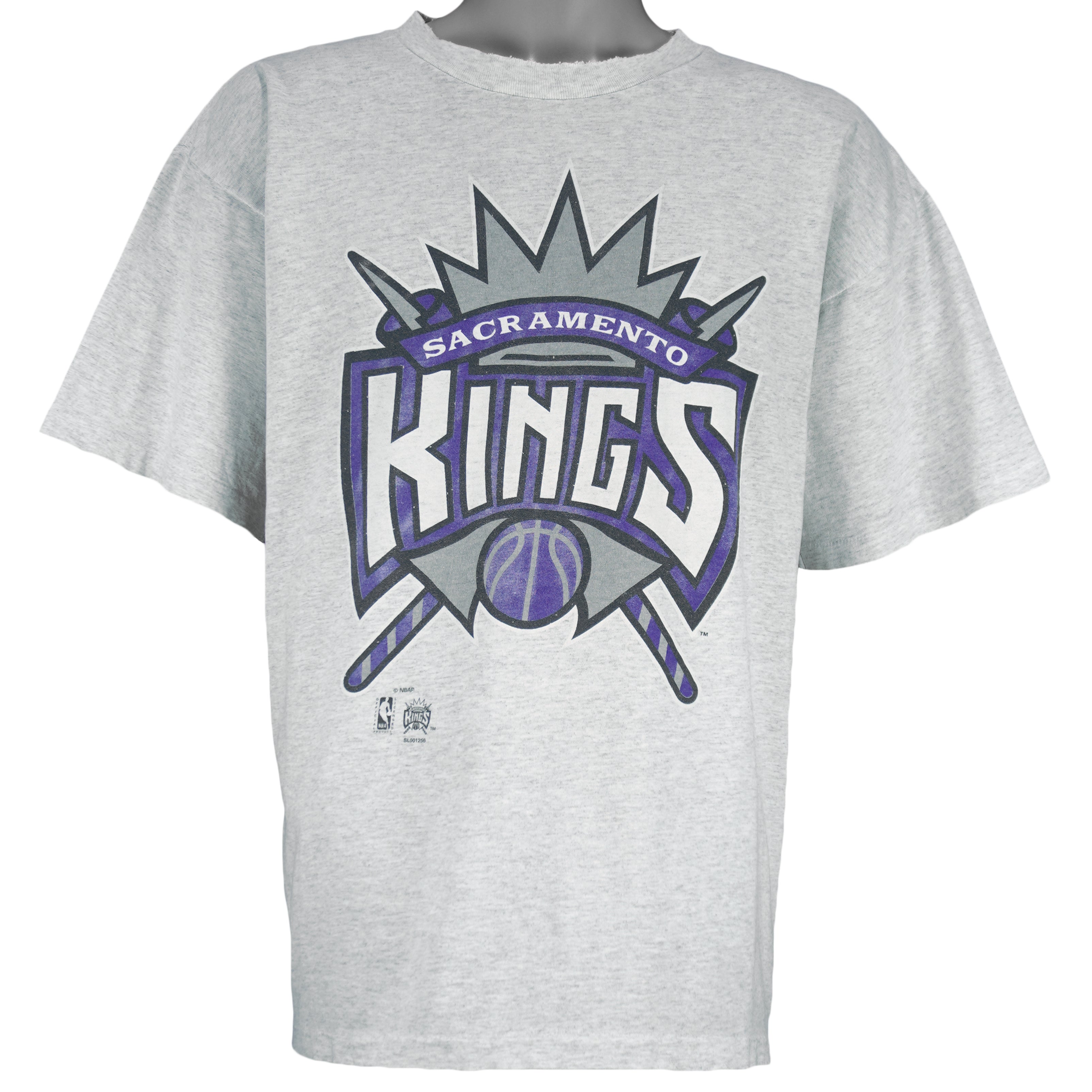 NBA (Salem) - Sacramento Kings Big Logo T-Shirt 1990s Large vintage retro basketball