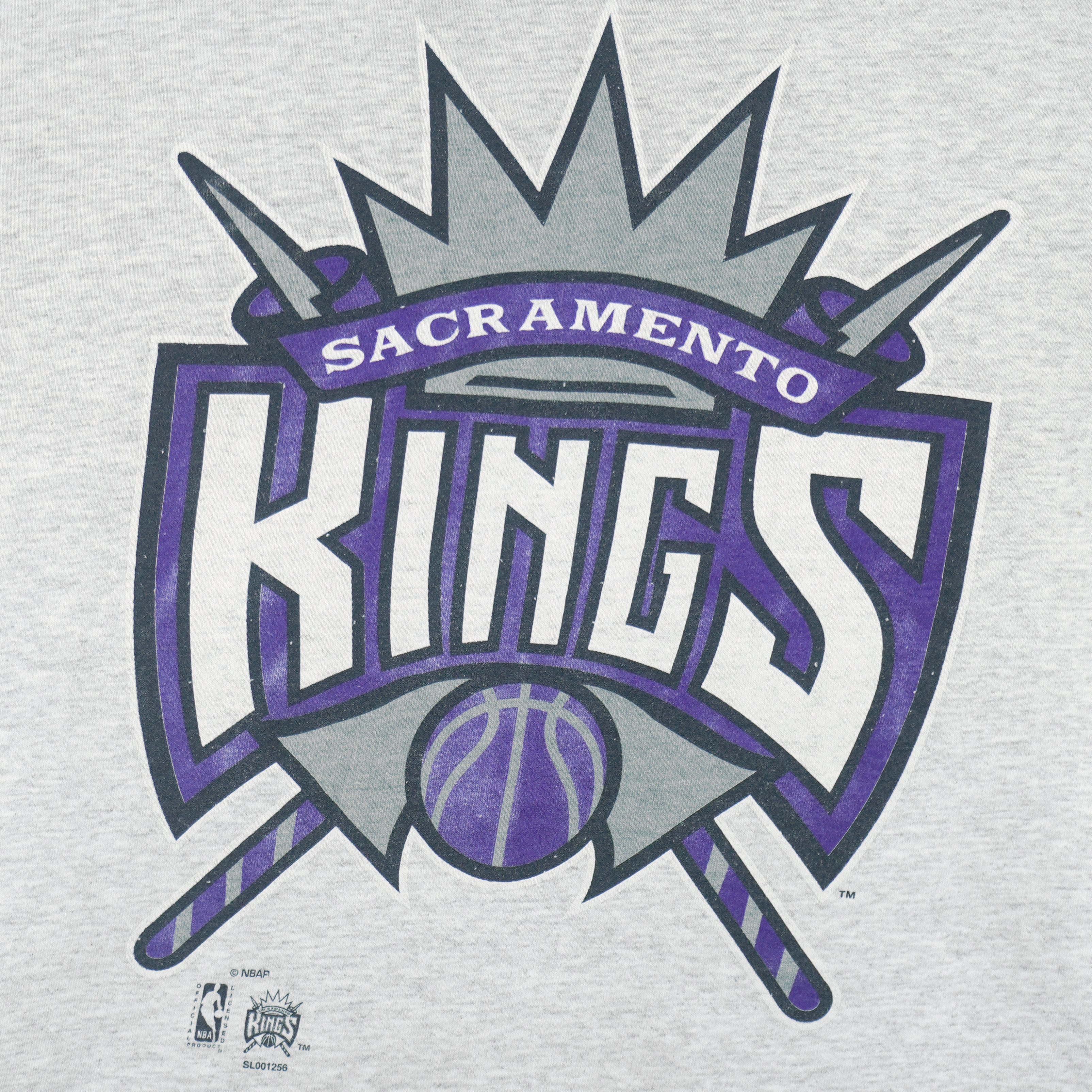 NBA (Salem) - Sacramento Kings Big Logo T-Shirt 1990s Large vintage retro basketball