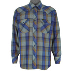 Vintage - Wrangler Plaid Casual Lightweight Shirt 1990s X-Large vintage retro