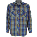 Vintage - Wrangler Plaid Casual Lightweight Shirt 1990s X-Large vintage retro