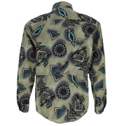 Vintage - Wrangler Southwestern Aztec Pattern Button-Up Shirt 1990s Large Vintage Retro