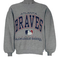 MLB (Russell Athletic) - Atlanta Braves Crew Neck Sweatshirt 1996 Medium vintage retro baseball
