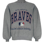 MLB (Russell Athletic) - Atlanta Braves Crew Neck Sweatshirt 1996 Medium vintage retro baseball
