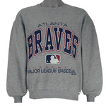 MLB (Russell Athletic) - Atlanta Braves Crew Neck Sweatshirt 1996 Medium vintage retro baseball
