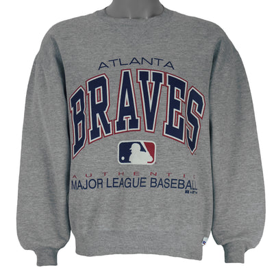 MLB (Russell Athletic) - Atlanta Braves Crew Neck Sweatshirt 1996 Medium
